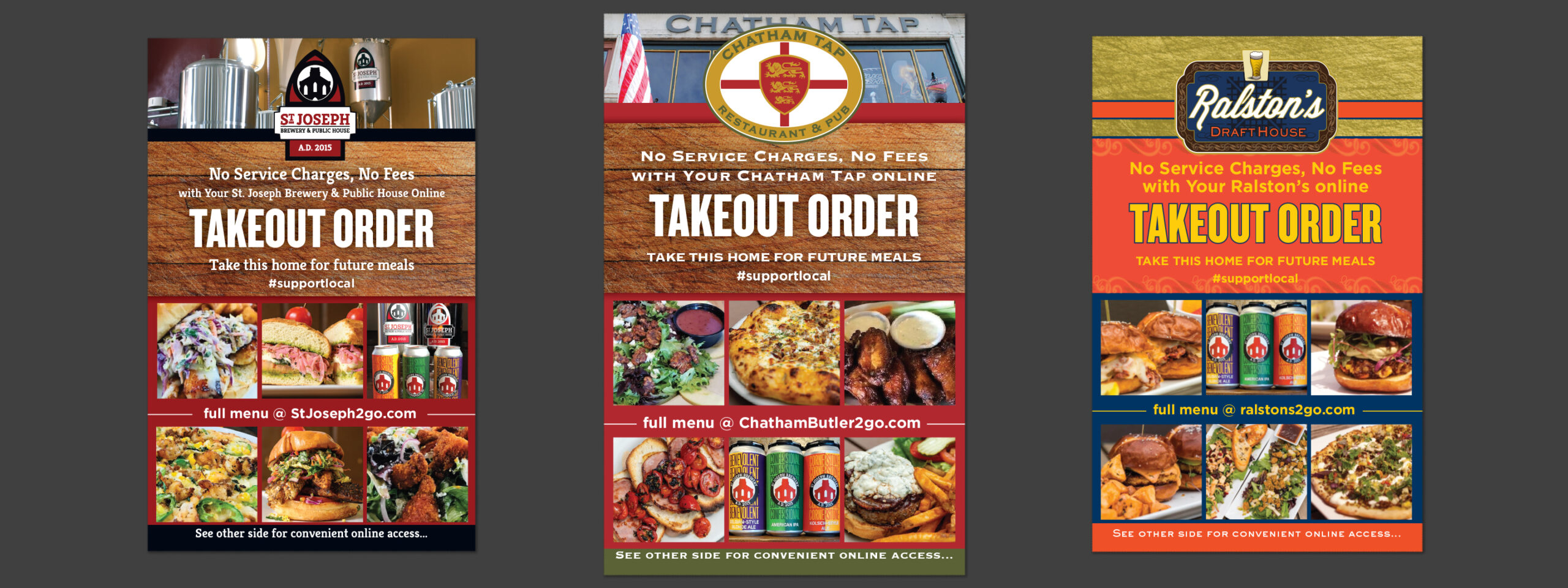 restaurant takeout pages